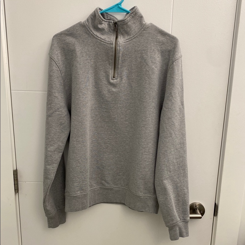KOTN Unisex Quarter Zip French Terry Sweatshirt